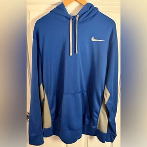 Nike Men’s Therma-Fit Hooded Sweatshirt Royal Blue Size XXL